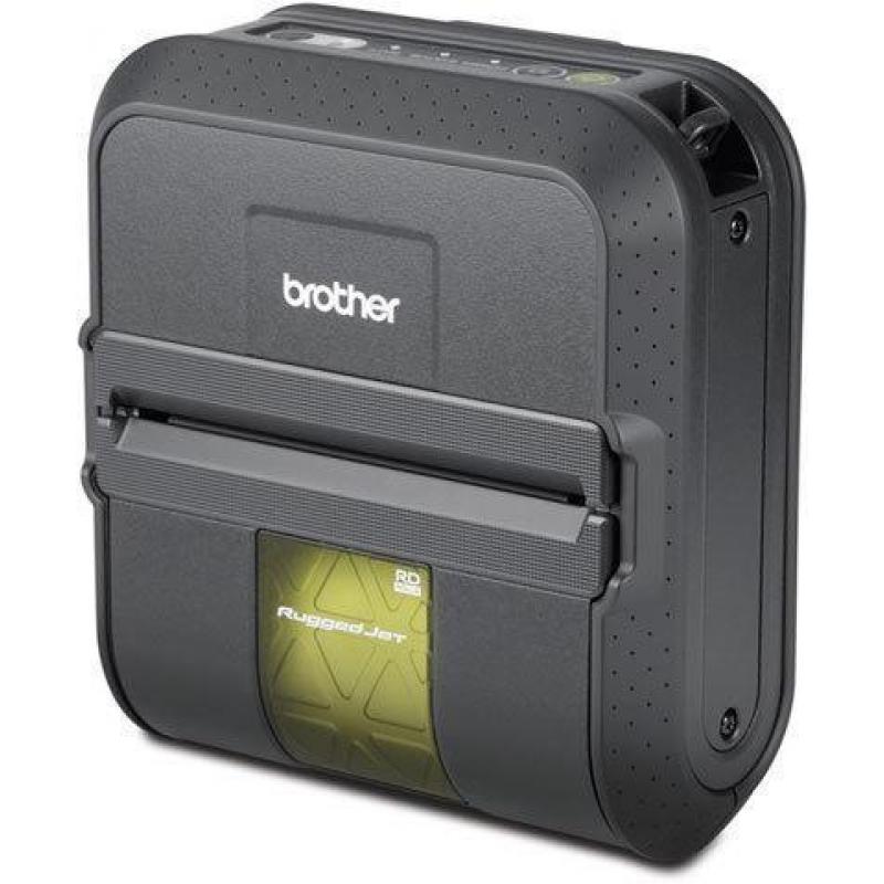 BROTHER MOBILE, RUGGEDJET 4: 4'' DT PRINTER W/MCR, USB, SERIAL & BLUETOOTH - INCLUDES DOCUMENTATION SET, BELT CLIP, AIRPRINT, & CPCL